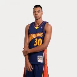 Mitchell & Ness Swingman Stephen Curry Golden State Warriors 2009-2010 Ανδρική Φανέλα NAVY