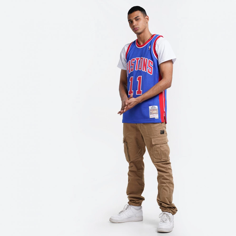 Mitchell & Ness Isaiah Thomas Detroit Pistons Swingman Men's Jersey Royal - Image 5