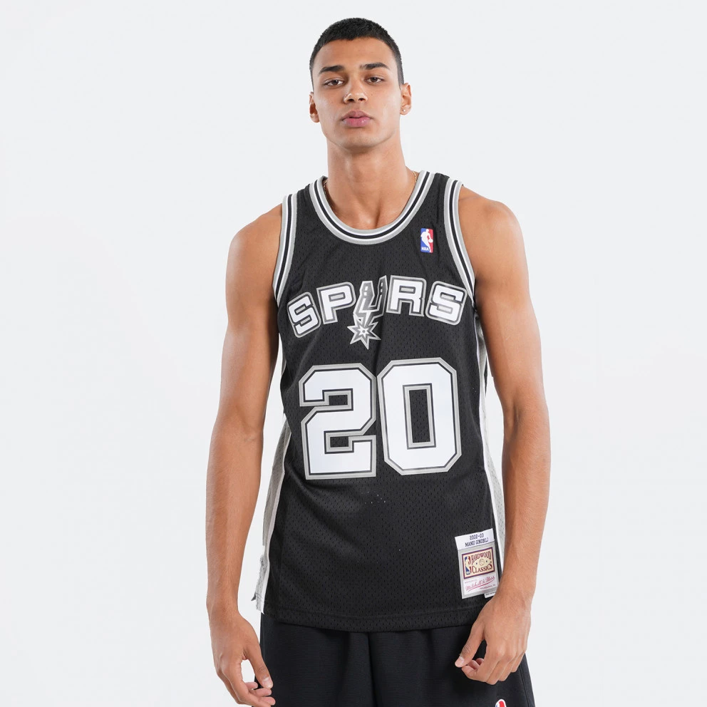 Mitchell & Ness NBA Manu Ginóbili San Antonio Spurs 2002-03 Swingman BLACK