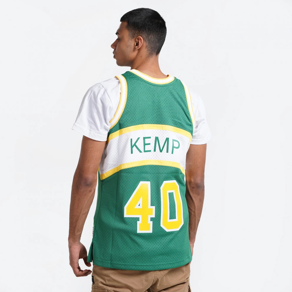 Mitchell & Ness Seattle SuperSonics Shawn Kemp 1994-95 Jersey GREEN - Image 2