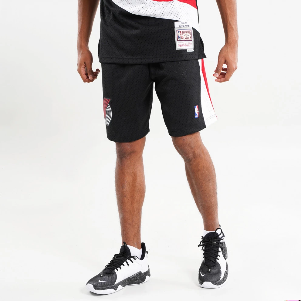Mitchell & Ness Swingman Portland Trail Blazers 1999-00 Ανδρικό Σορτς για Μπάσκετ Black