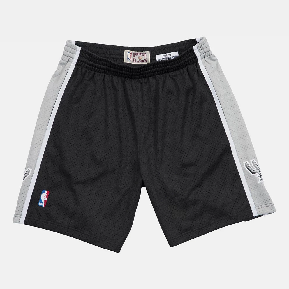 Mitchell & Ness Swingman San Antonio Spurs Ανδρικό Σορτς BLACK / BLACK