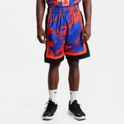 Mitchell & Ness Team Marble New York Knicks Swingman Ανδρικό Σορτς BLUE