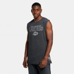 NBA All The Way Los Angeles Lakers Lebron James Ανδρική Αμάνικη Μπλούζα LAK06