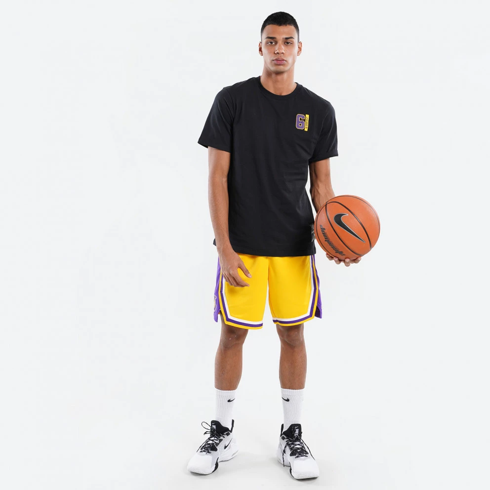 NBA Los Angeles Lakers Lebron James Ανδρικό T-Shirt Multi - Image 5