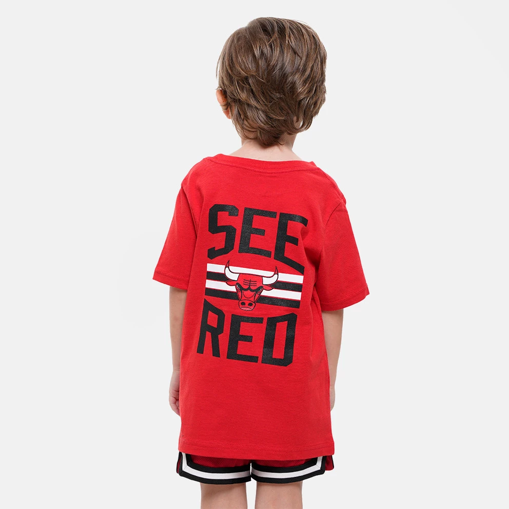 NBA Chicago Bulls Slogan Back Παιδικό T-Shirt BUL - Image 2