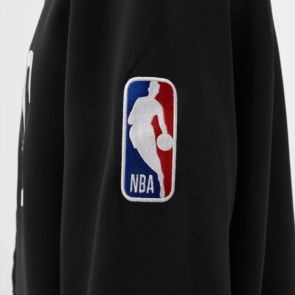 Nike Brooklyn Nets Showtime Ανδρική Ζακέτα BLACK/DARK STEEL GREY/BLACK/WHITE - Image 3