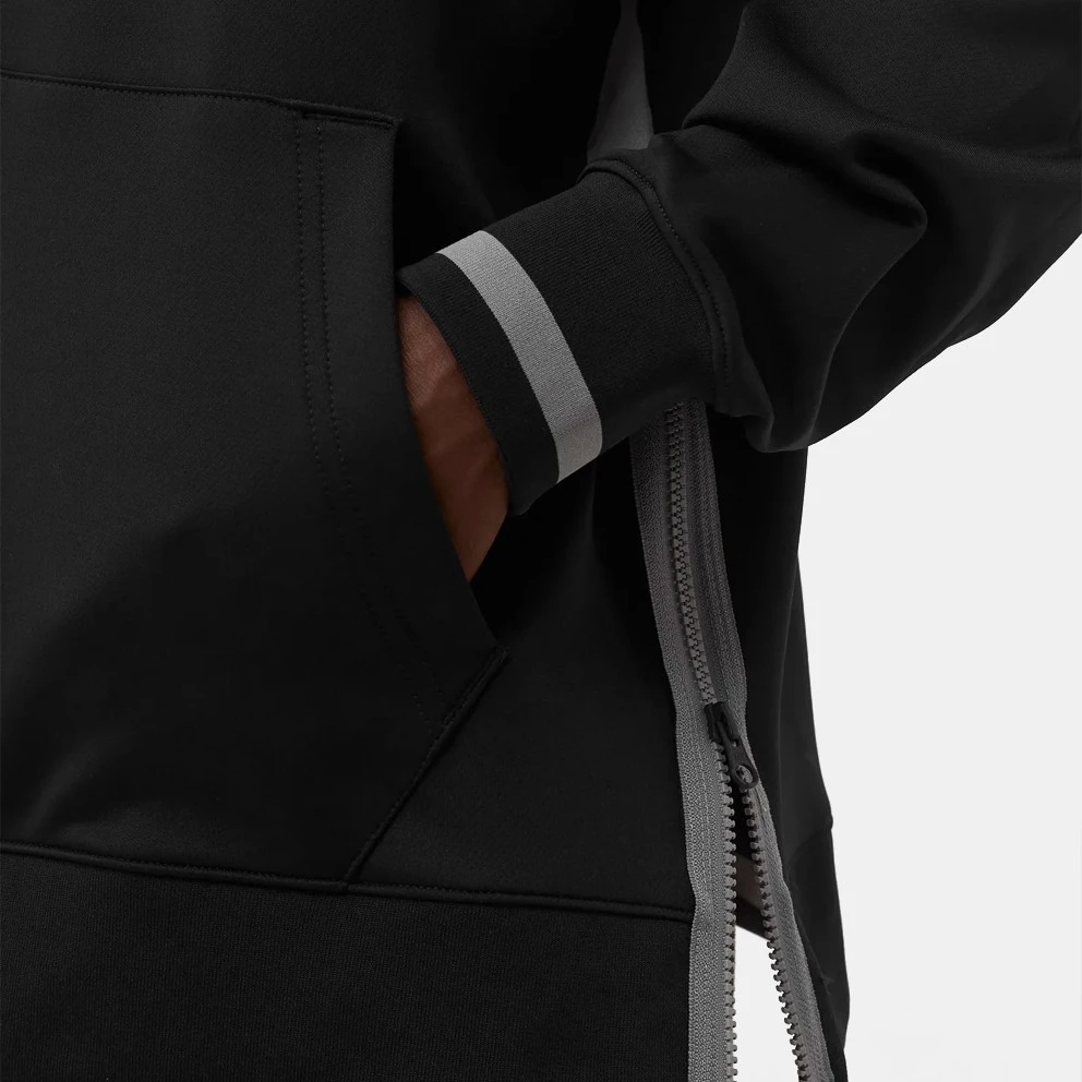 Nike Brooklyn Nets Showtime Ανδρική Ζακέτα BLACK/DARK STEEL GREY/BLACK/WHITE - Image 4