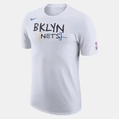 Nike NBA Brooklyn Nets Ανδρικό T-Shirt WHITE