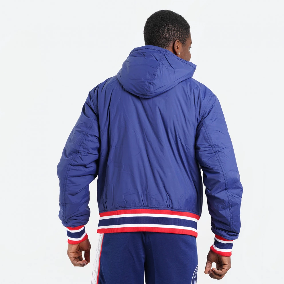 Nike NBA Brooklyn Nets Ανδρικό Μπουφάν BLUE VOID/UNIVERSITY RED - Image 2