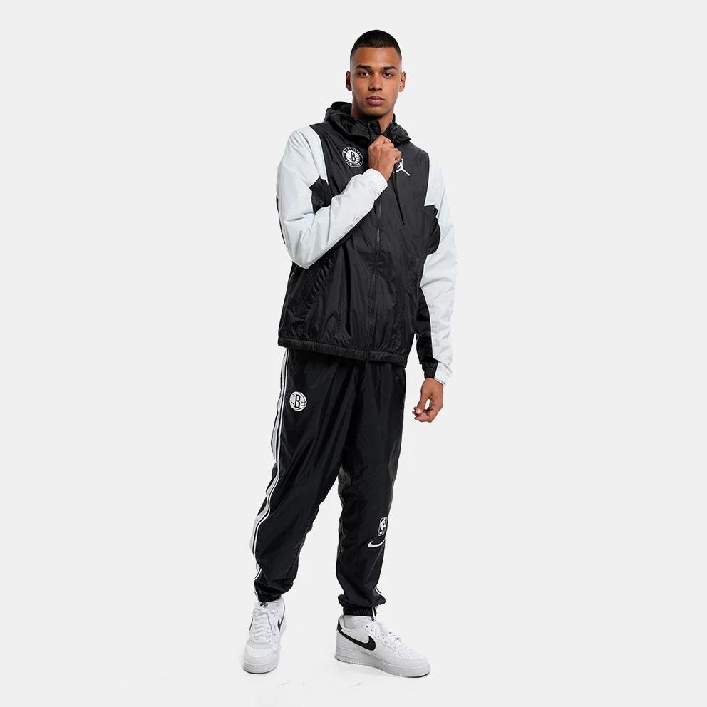 JORDAN Nike Bkn M Nk Jkt Ltwt Cts St BLACK/PURE PLATINUM - Image 5