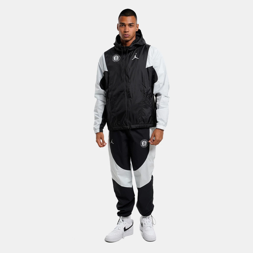 JORDAN Nike Bkn M Nk Jkt Ltwt Cts St BLACK/PURE PLATINUM - Image 6