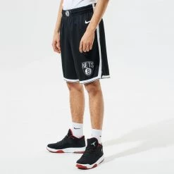 Nike NBA Brooklyn Nets Icon Edition Swingman Ανδρικό Μπασκετικό Σορτς BLACK/WHITE