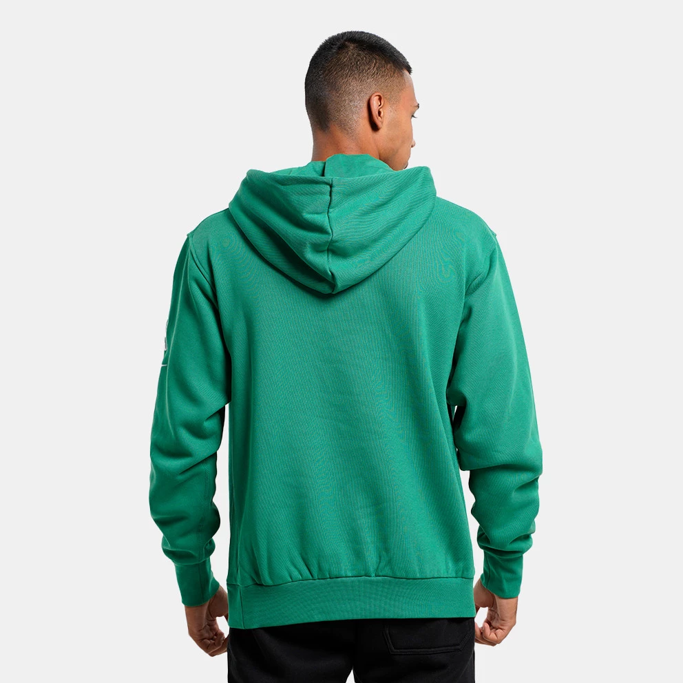Nike NBA Boston Celtics Courtside Fleece Ανδρική Μπλούζα με Κουκούλα CLOVER - Image 2