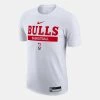 Nike NBA Chicago Bulls Ανδρικό T-Shirt WHITE