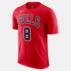 Nike NBA Chicago Bulls Zach LaVine Ανδρικό T-Shirt UNIVERSITY RED/LAVINE ZACH