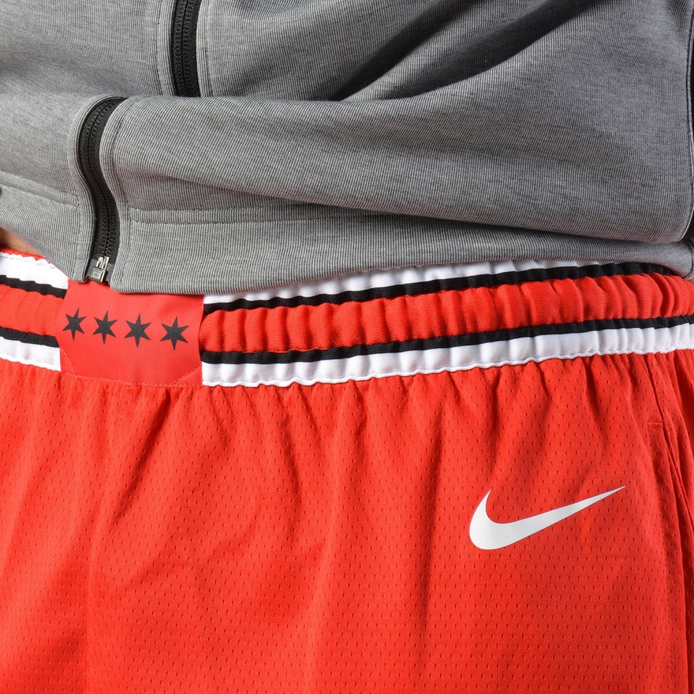 Nike NBA Chicago Bulls Icon Edition Swingman Ανδρικό Σορτς UNIVERSITY RED/WHITE/WHITE - Image 5