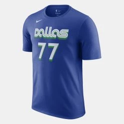 Nike NBA Dallas Maverics Luka Doncic Ανδρικό T-Shirt RUSH BLUE/DONCIC LUKA