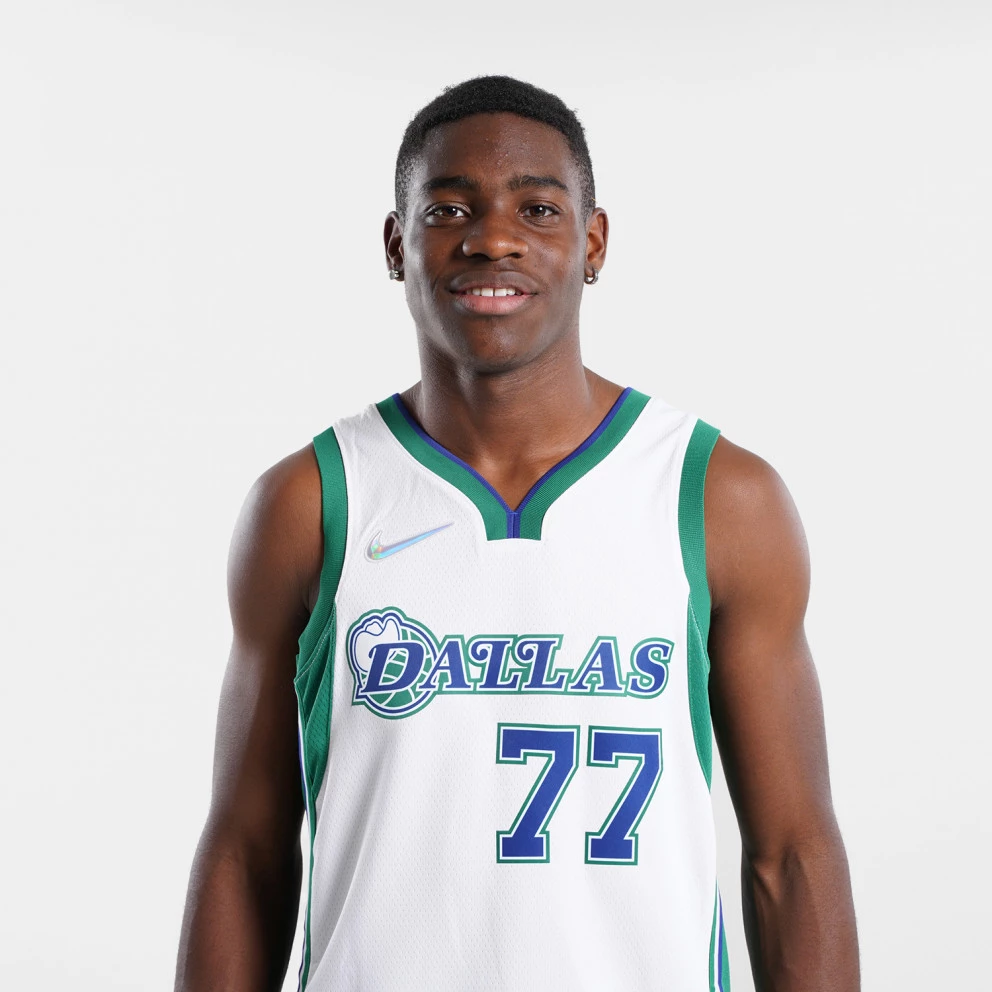 Nike NBA Luka Doncic Dallas Mavericks City Edition Swingman Dri-FIT Men's Basketball Jersey WHITE/CLOVER/DONCIC LUKA - Image 6