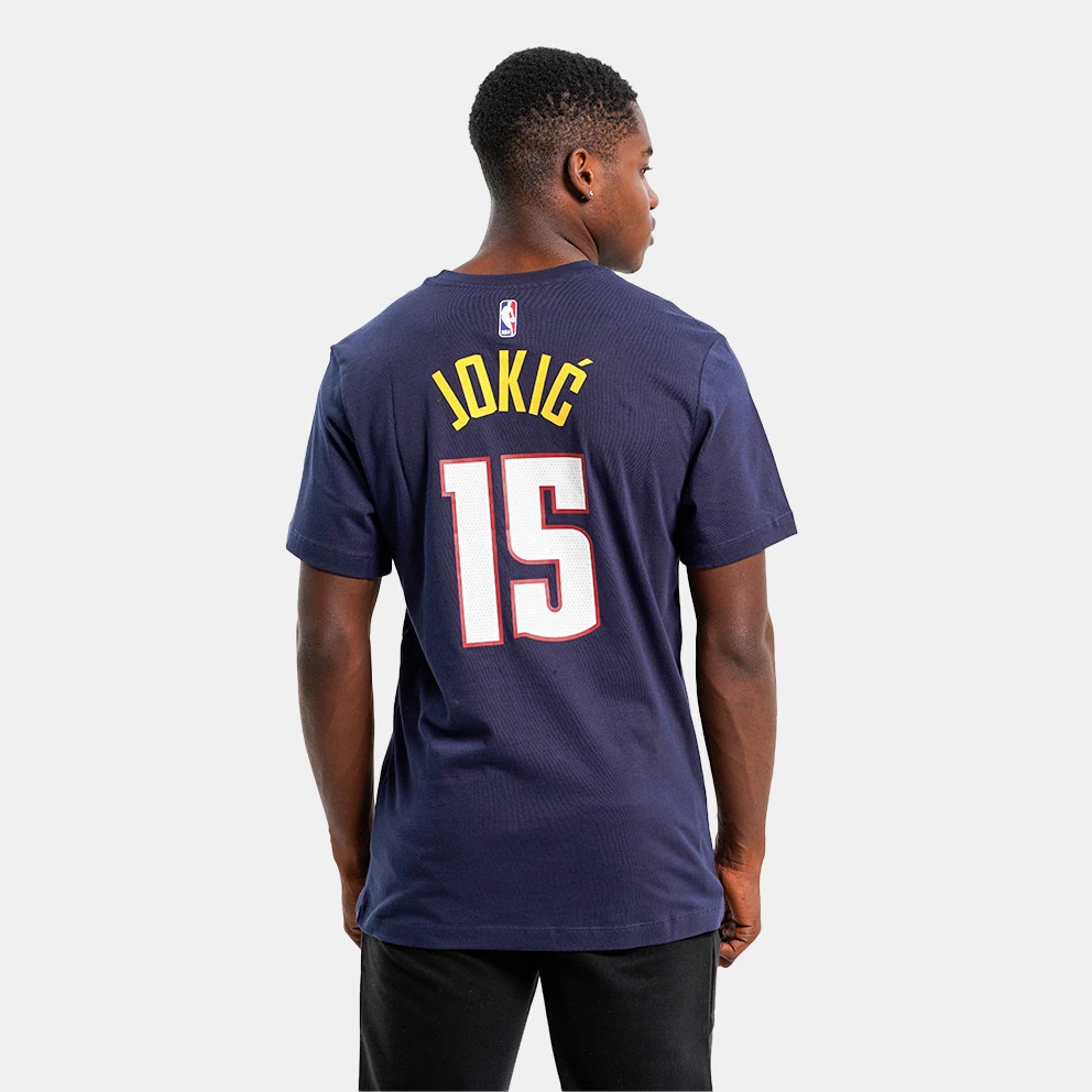 Nike NBA Denver Nuggers Nikola Jokic Ανδρικό T-Shirt COLLEGE NAVY/JOKIC NIKOLA - Image 2