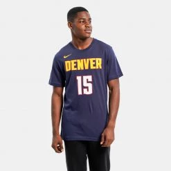 Nike NBA Denver Nuggers Nikola Jokic Ανδρικό T-Shirt COLLEGE NAVY/JOKIC NIKOLA