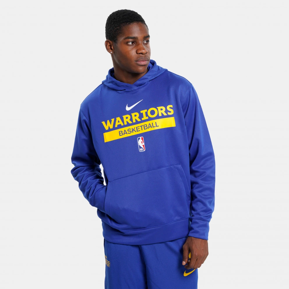 Nike Dri-FIT NBA Golden State Warriors Spotlight Ανδρική Μπλούζα με Κουκούλα RUSH BLUE