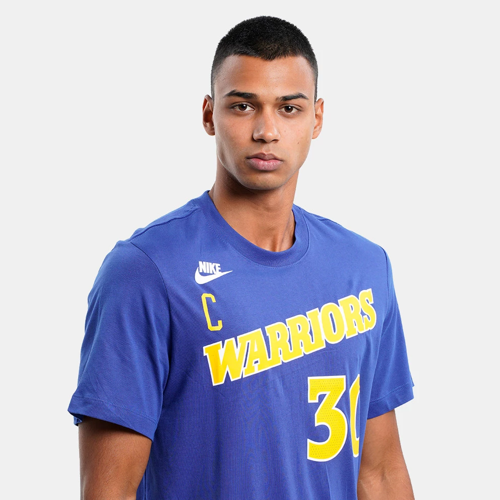 Nike NBA Golden State Warriors Stephen Curry Ανδρικό T-shirt RUSH BLUE/CURRY STEPHEN - Image 3