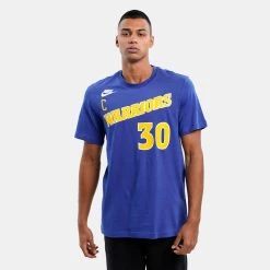 Nike NBA Golden State Warriors Stephen Curry Ανδρικό T-shirt RUSH BLUE/CURRY STEPHEN