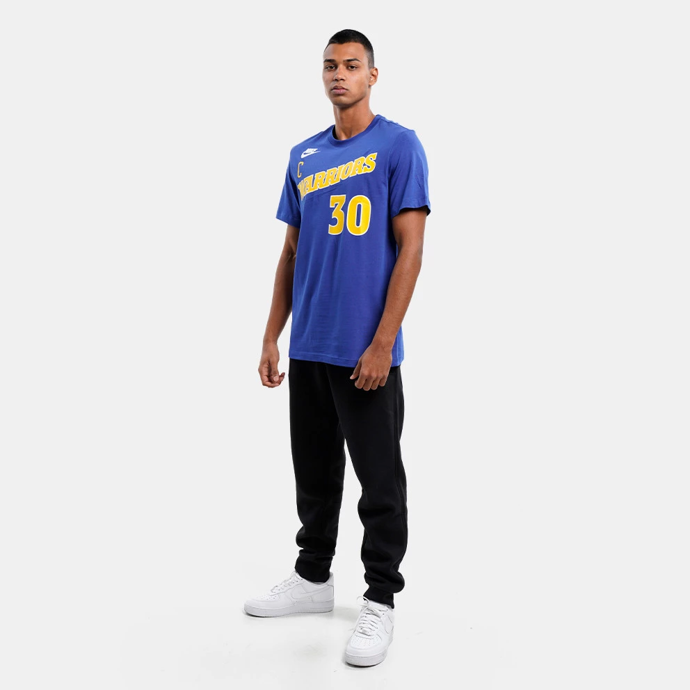 Nike NBA Golden State Warriors Stephen Curry Ανδρικό T-shirt RUSH BLUE/CURRY STEPHEN - Image 4