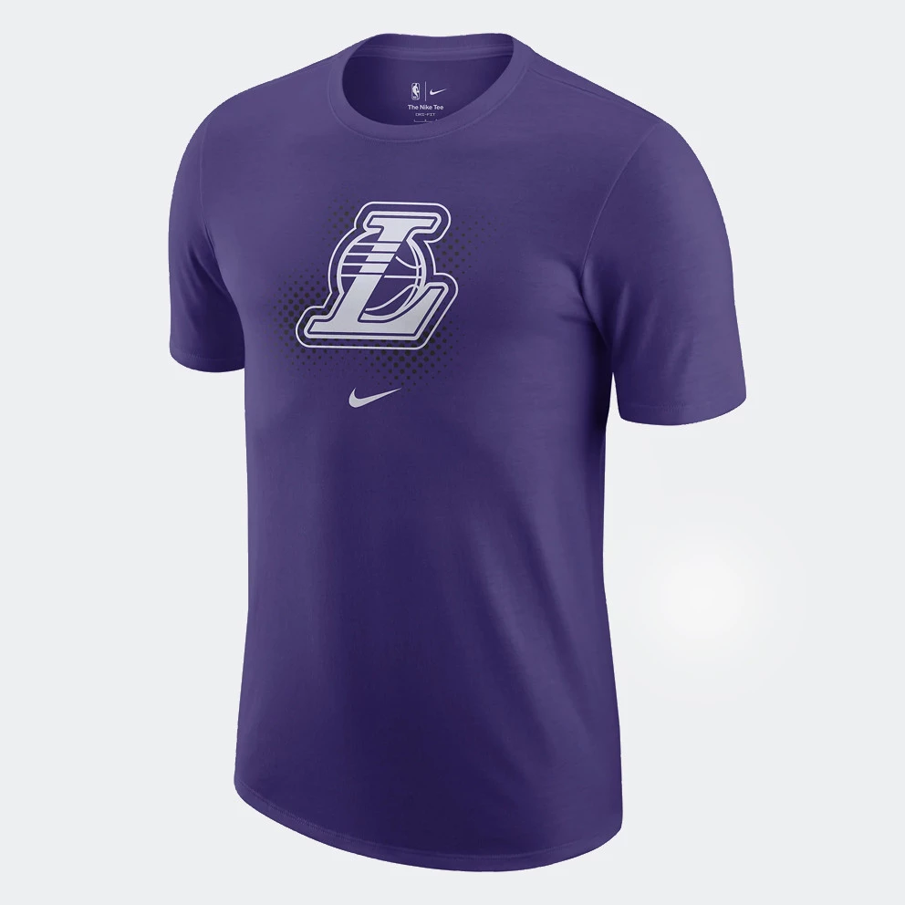 Nike NBA Los Angeles Lakers Logo Ανδρικό T-Shirt COURT PURPLE