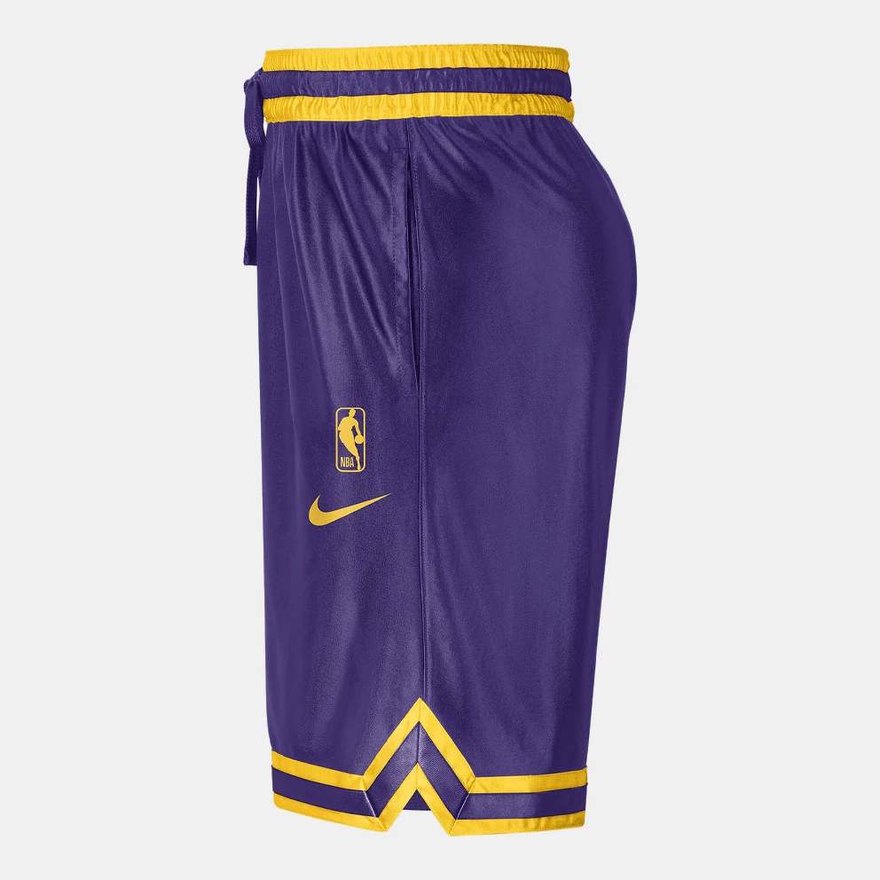 Nike Dri-FIT NBA Los Angeles Lakers Courtside Ανδρικό Σορτς FIELD PURPLE/AMARILLO/AMARILLO - Image 3