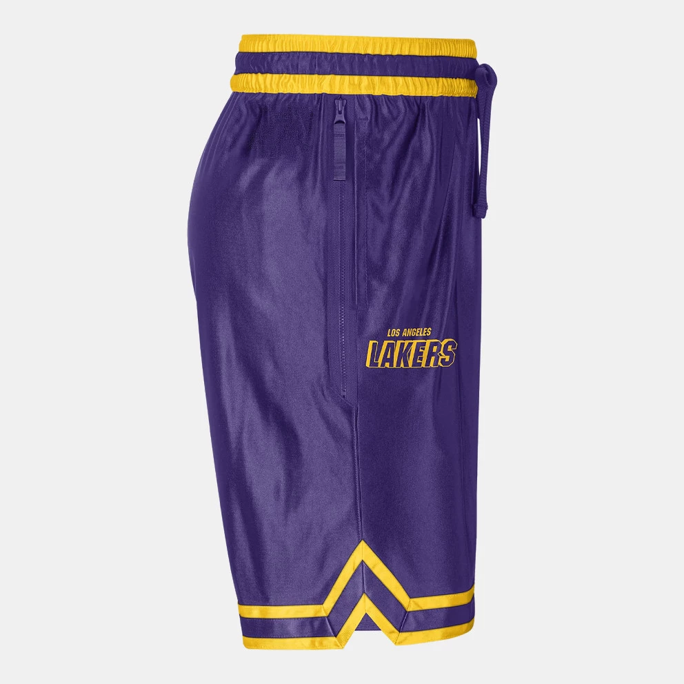 Nike Dri-FIT NBA Los Angeles Lakers Courtside Ανδρικό Σορτς FIELD PURPLE/AMARILLO/AMARILLO - Image 4