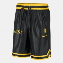Nike Dri-FIT NBA Los Angeles Lakers Courtside Ανδρικό Σορτς BLACK/AMARILLO/BLACK/AMARILLO