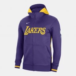 Nike Dri-FIT NBA Los Angeles Lakers Showtime Ανδρική Ζακέτα FIELD PURPLE/AMARILLO/FIELD PURPLE/WHITE