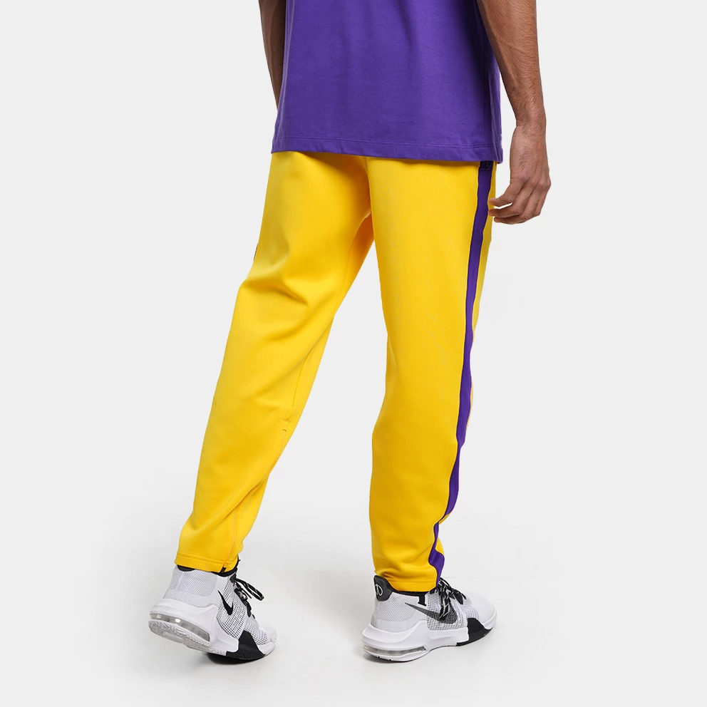 Nike Los Angeles Lakers Showtime Ανδρικό Παντελόνι Φόρμας AMARILLO/FIELD PURPLE/COAST/FIELD PURPLE - Image 2