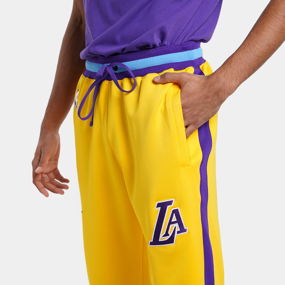 Nike Los Angeles Lakers Showtime Ανδρικό Παντελόνι Φόρμας AMARILLO/FIELD PURPLE/COAST/FIELD PURPLE - Image 8