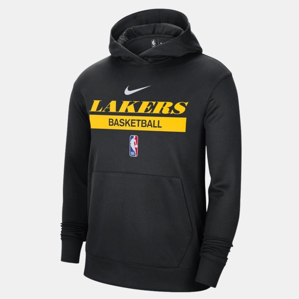 Nike Dri-FIT NBA Los Angeles Lakers Spotlight Ανδρική Μπλούζα με Κουκούλα BLACK