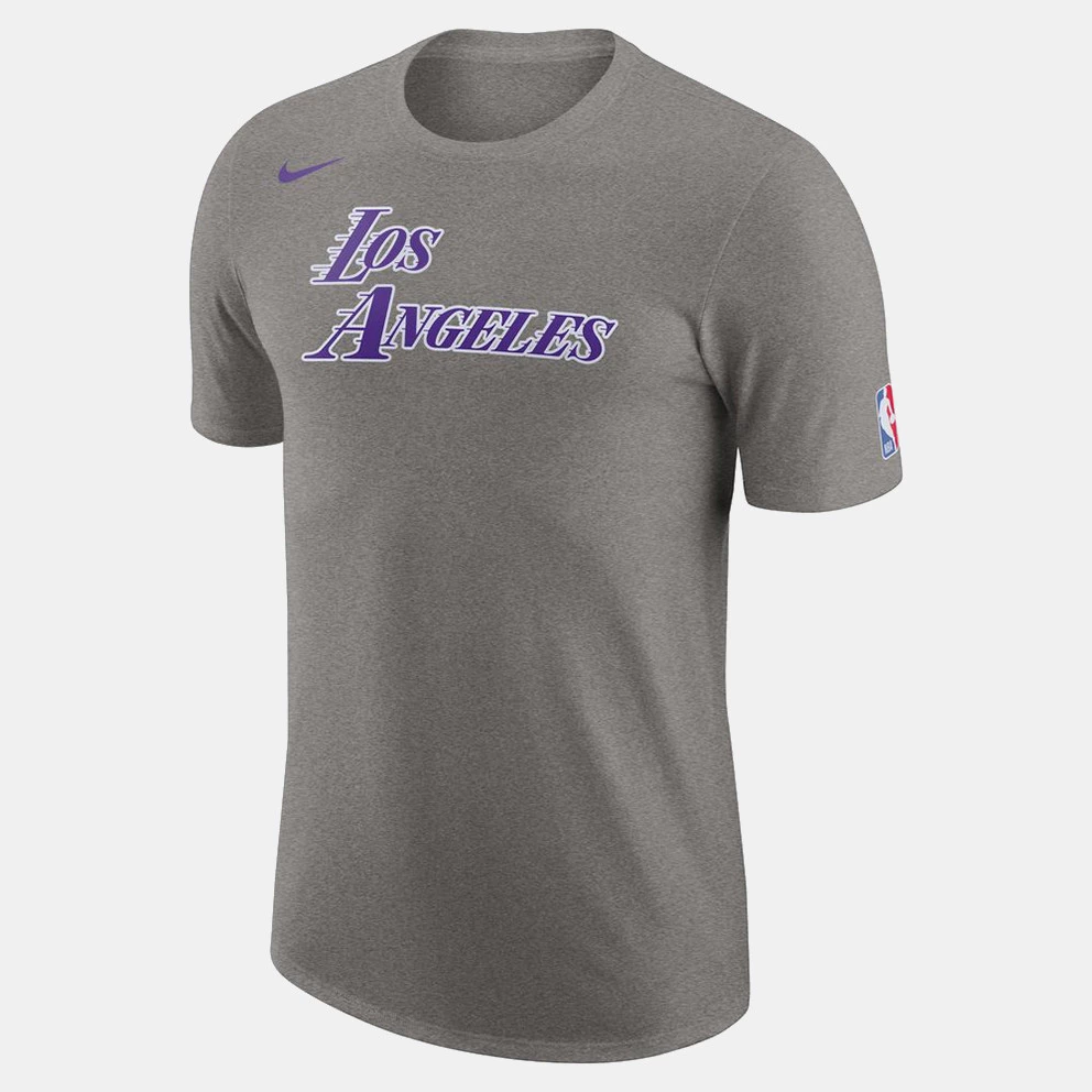Nike NBA Los Angeles Lakers Ανδρικό Tshirt DK GREY HEATHER