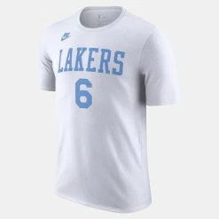 Nike NBA Los Angeles Lakers LeBron James Ανδρικό T-shirt WHITE/JAMES LEBRON