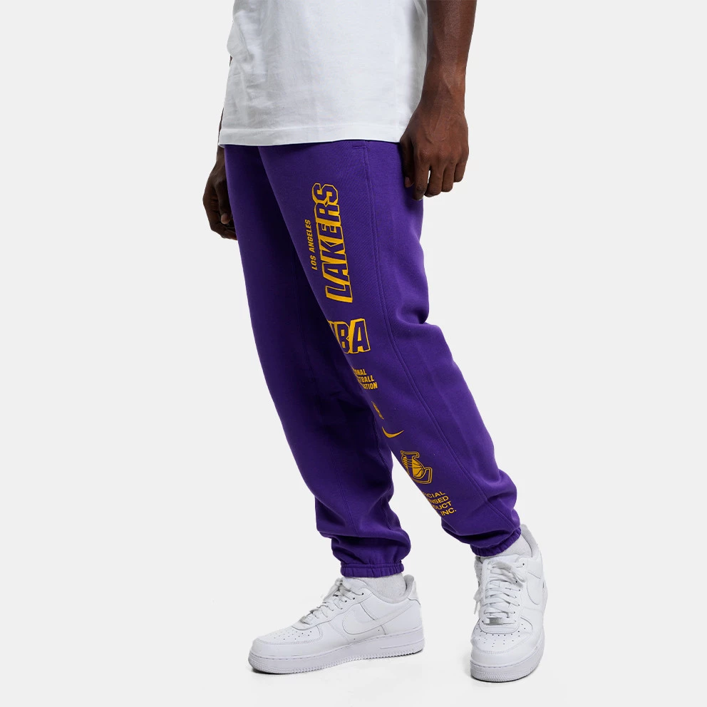 Nike NBA Los Angeles Lakers Courtside Fleece Ανδρικό Παντελόνι Φόρμας FIELD PURPLE - Image 4