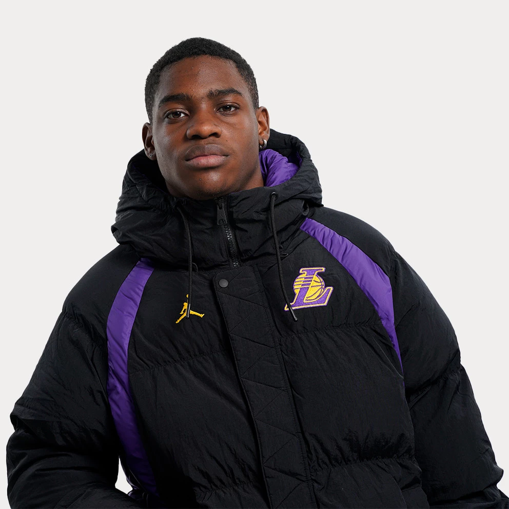 Jordan NBA Los Angeles Lakers Ανδρικό Μπουφάν BLACK/FIELD PURPLE - Image 3