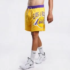 Nike NBA Los Angeles Lakers Courtside Ανδρικό Σορτς AMARILLO/FIELD PURPLE/WHITE/FIELD PURPLE