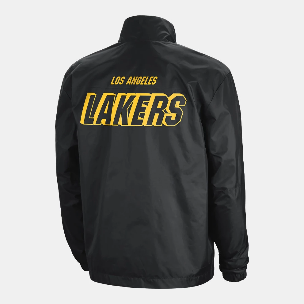 Nike NBA Los Angeles Lakers Courtside Ανδρική Ζακέτα BLACK/AMARILLO/BLACK/AMARILLO - Image 2