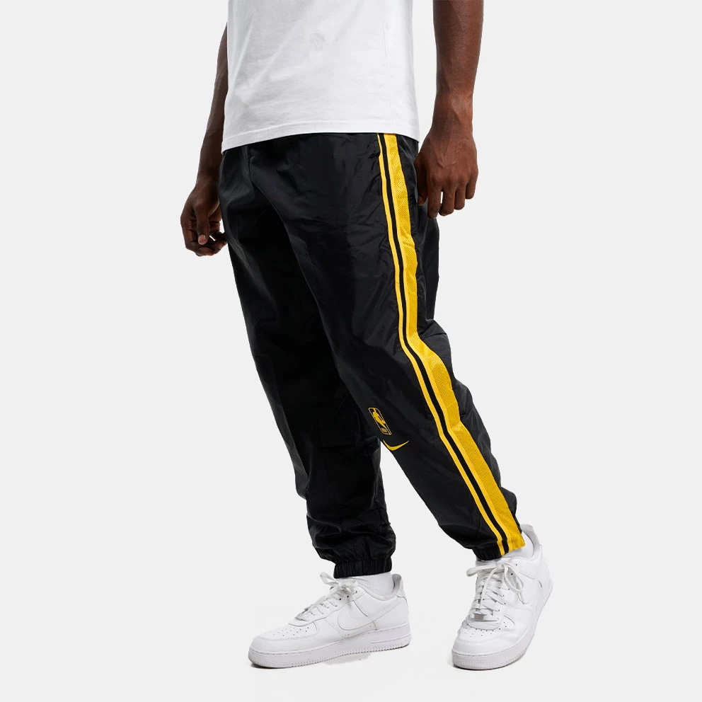 Nike Lakers Ανδρικό Παντελόνι Φόρμας BLACK/AMARILLO/BLACK/AMARILLO - Image 3