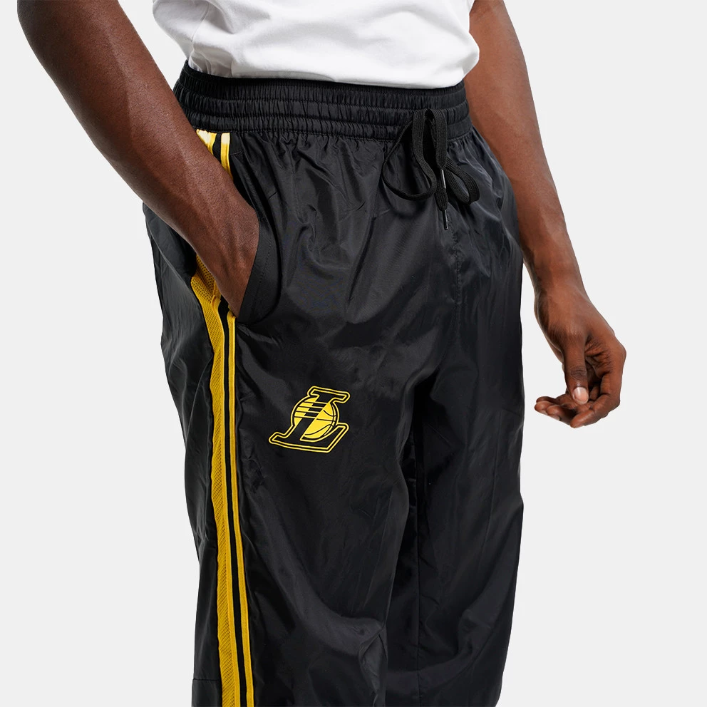 Nike Lakers Ανδρικό Παντελόνι Φόρμας BLACK/AMARILLO/BLACK/AMARILLO - Image 4