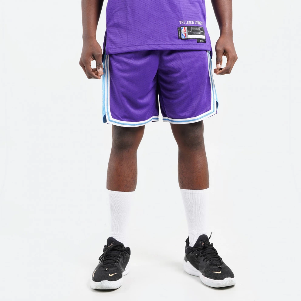 Nike NBA Los Angeles Lakers City Edition Dri-FIT Swingman Ανδρικό Σορτς για Μπάσκετ FIELD PURPLE/COAST