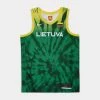 Nike Olympics 2021 Lithuania Limited Edition Road Men's Basketball Jersey GORGE GREEN/WHITE