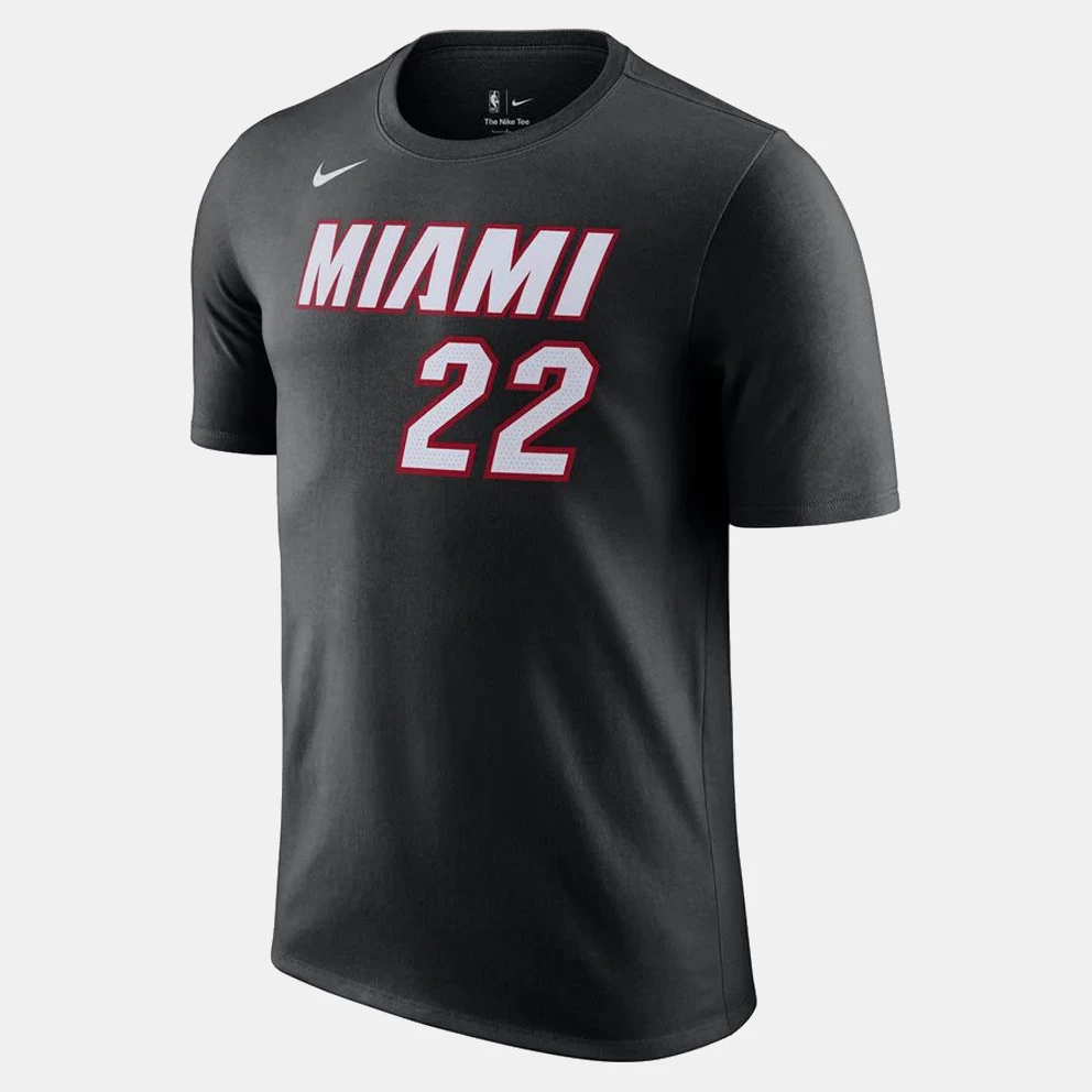 Nike NBA Miami Heat Jimmy Butler Ανδρικό T-Shirt BLACK/BUTLER JIMMY