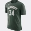 Nike NBA Giannis Antetokounmpo Milwaukee Bucks Ανδρικό T-Shirt FIR/ANTETOKOUNMPO G