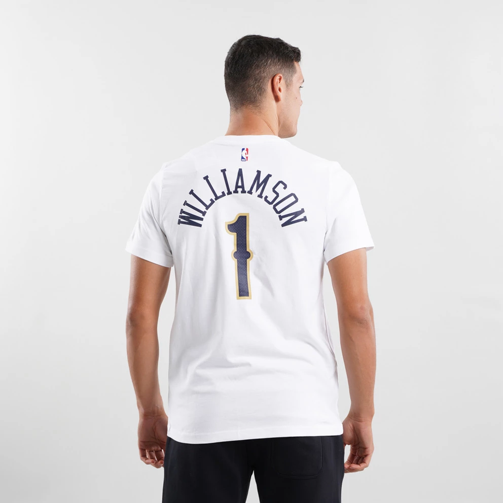Nike New Orleans Pelicans Ανδρικό T-shirt WHITE/WILLIAMSON ZION - Image 2